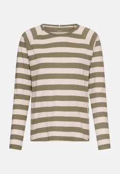 Damen Camel Active T-Shirts & Polos^Gestreiftes Langarmshirt mit Raglanärmeln