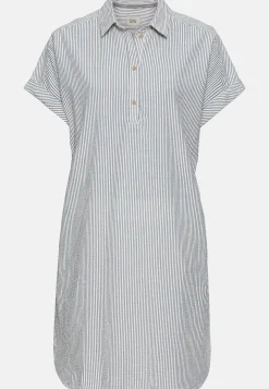 Damen Camel Active Kleider^Gestreiftes Schlupfkleid aus leichter Baumwolle