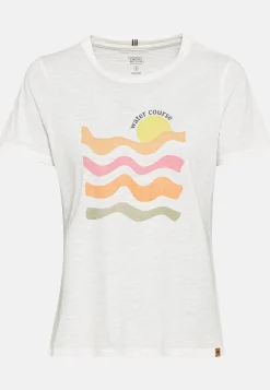 Damen Camel Active T-Shirts & Polos^Halbarm T-Shirt aus nachhaltigem Organic Cotton