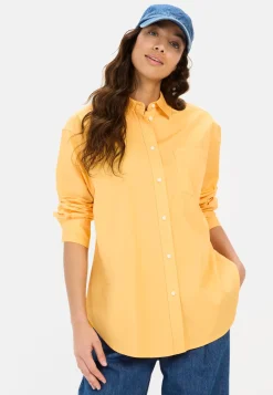 Damen Camel Active Blusen^Hemdbluse aus Baumwolle