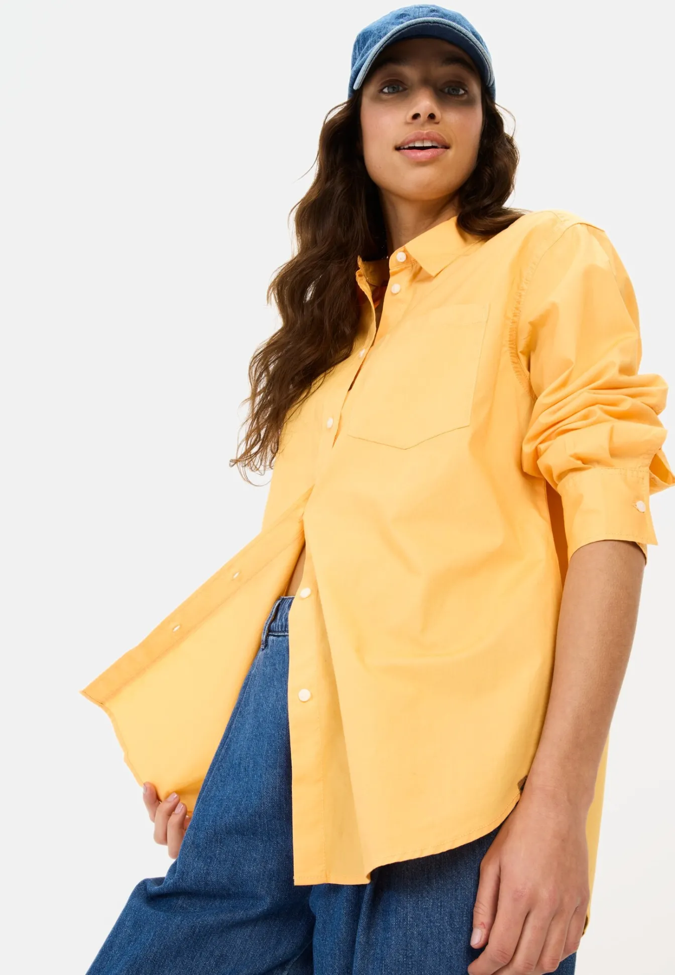 Damen Camel Active Blusen^Hemdbluse aus Baumwolle