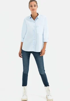 Damen Camel Active Blusen^Hemdbluse aus Organic Cotton