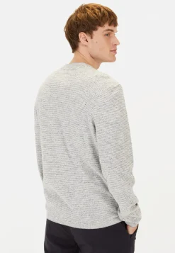Herren Camel Active T-Shirts & Polos|Pullover & Cardigan^Henley Langarmshirt aus einem Baumwollmix