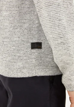 Herren Camel Active T-Shirts & Polos|Pullover & Cardigan^Henley Langarmshirt aus einem Baumwollmix