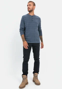 Herren Camel Active T-Shirts & Polos^Henley Langarmshirt mit Cooling Effekt