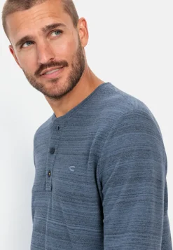 Herren Camel Active T-Shirts & Polos^Henley Langarmshirt mit Cooling Effekt