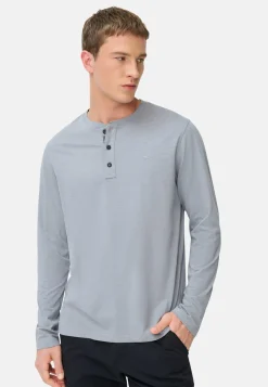 Herren Camel Active T-Shirts & Polos^Henley Shirt aus reiner Baumwolle
