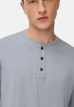 Herren Camel Active T-Shirts & Polos^Henley Shirt aus reiner Baumwolle