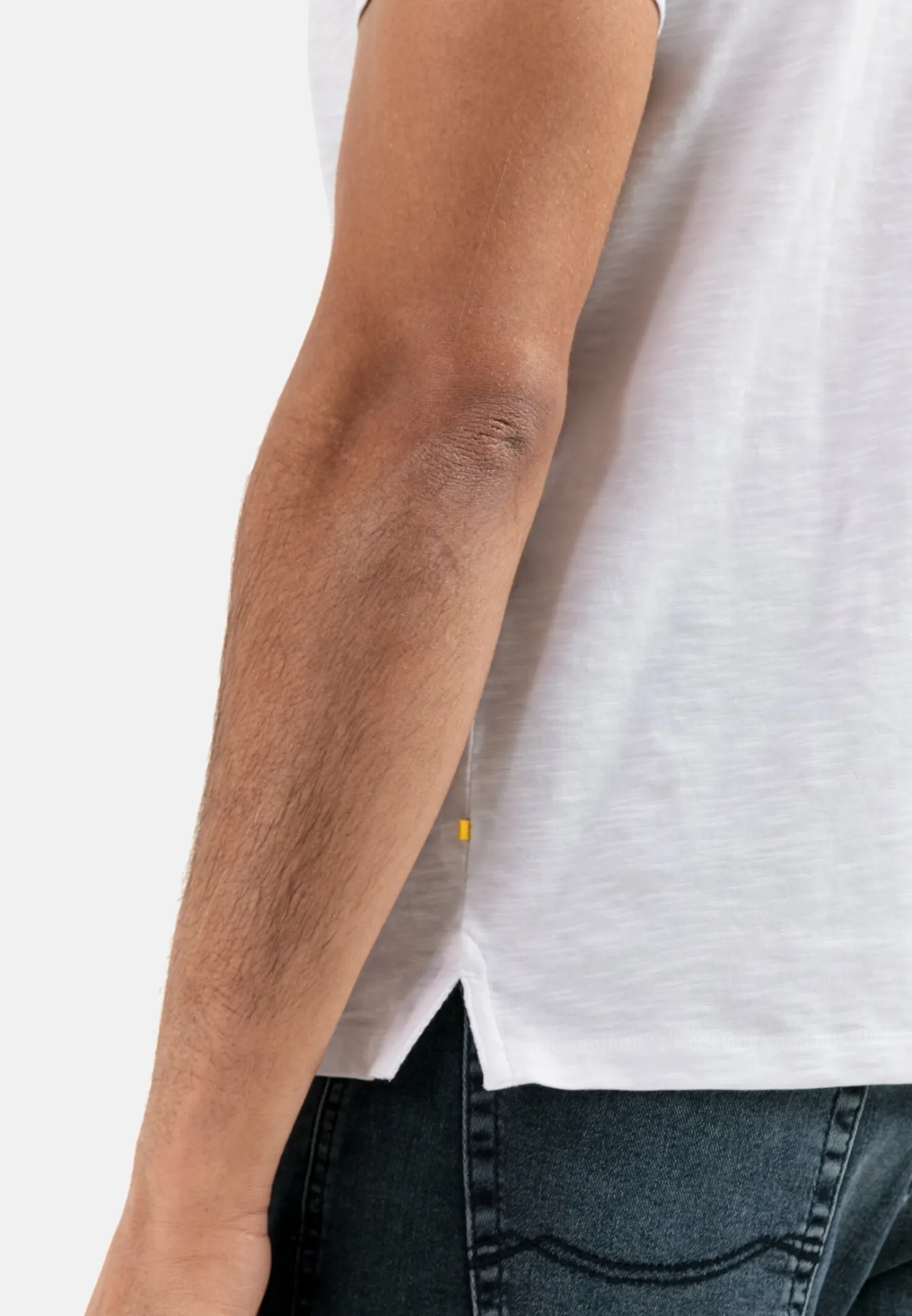 Herren Camel Active T-Shirts & Polos^Henley Shirt mit kurzem Arm aus reiner Baumwolle