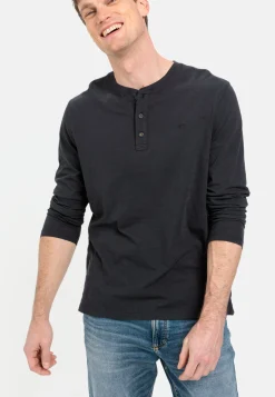 Herren Camel Active T-Shirts & Polos^Henleyshirt aus nachhaltigem Organic Cotton