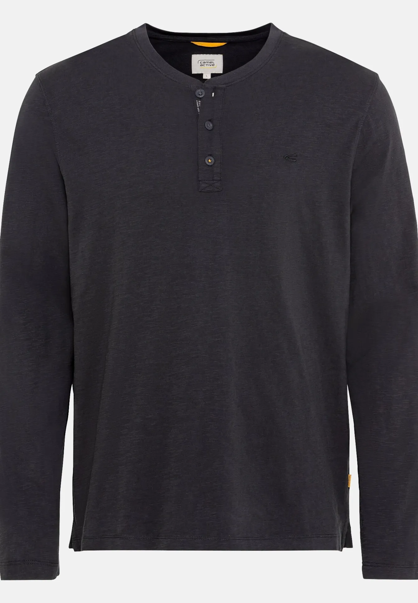 Herren Camel Active T-Shirts & Polos^Henleyshirt aus nachhaltigem Organic Cotton