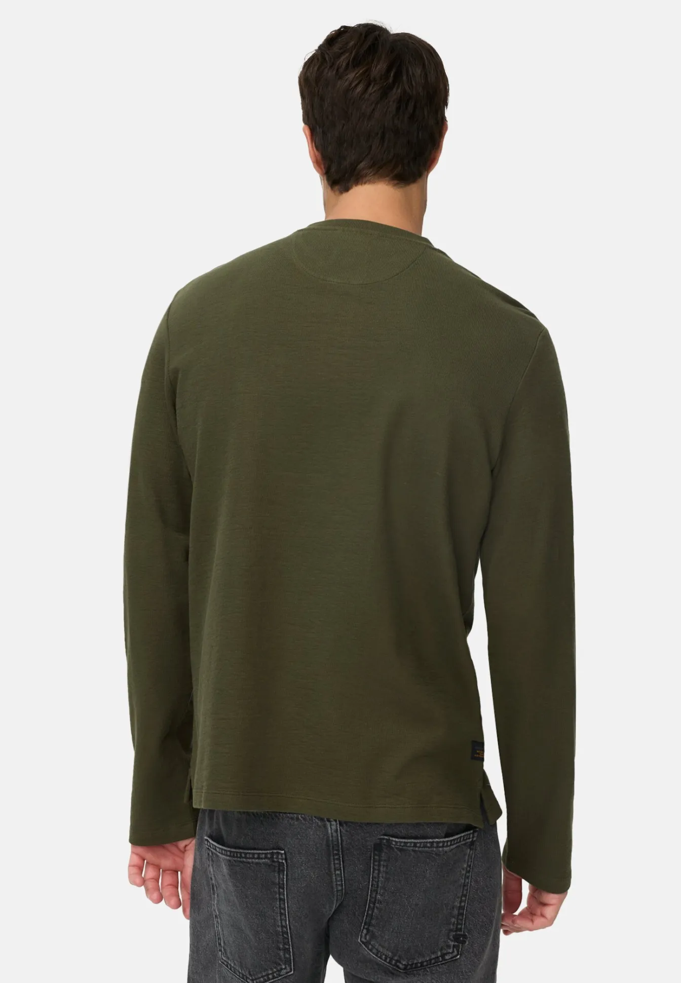 Herren Camel Active T-Shirts & Polos^Henleyshirt aus reiner Baumwolle