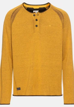 Herren Camel Active T-Shirts & Polos^Henleyshirt aus zertifiziertem Organic Cotton