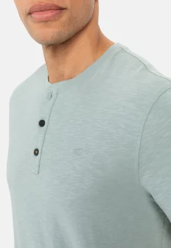 Herren Camel Active T-Shirts & Polos^Henley-Shirt aus zertifiziertem Organic Cotton