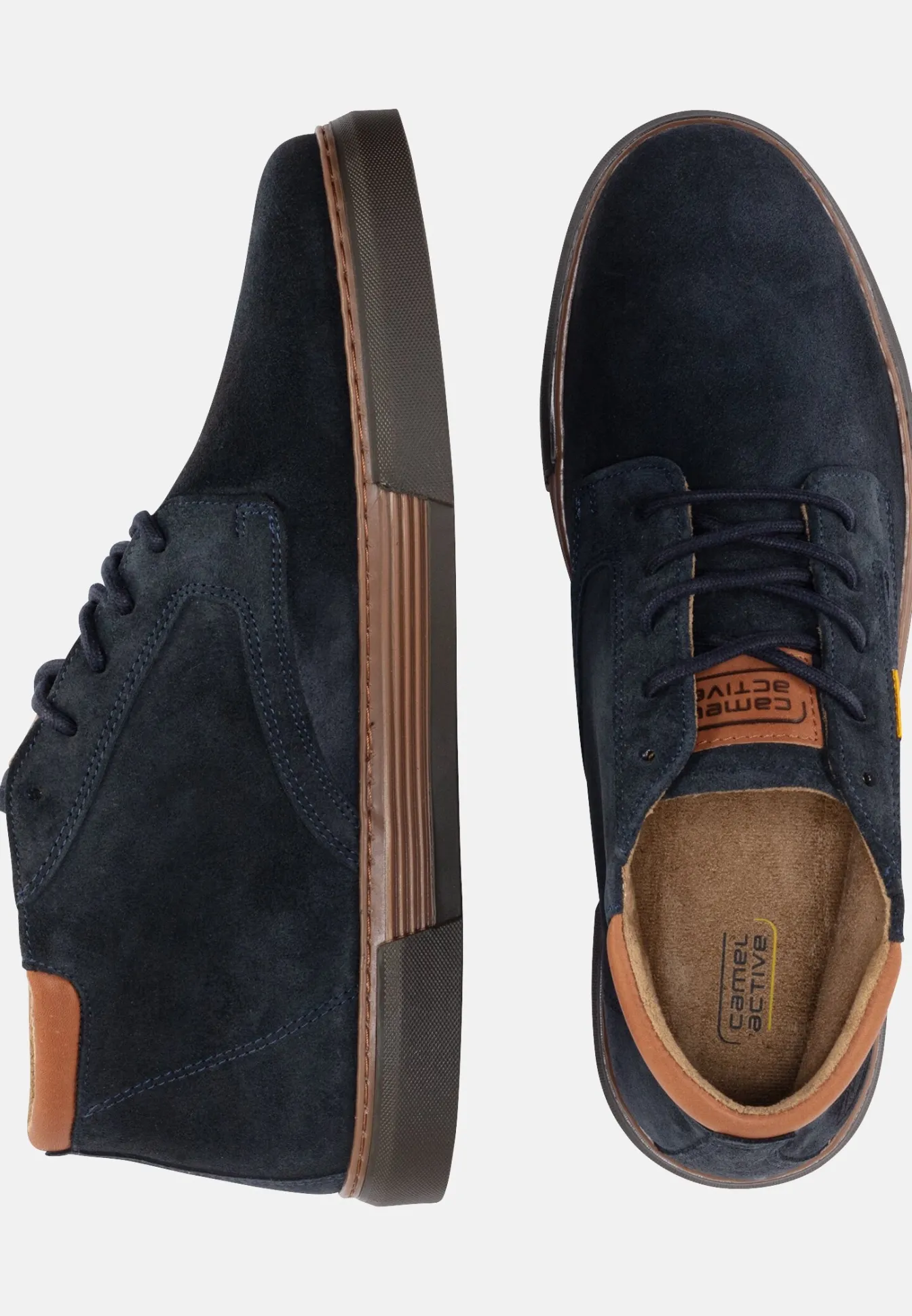 Herren Camel Active Sneaker^Hoher Sneaker aus Veloursleder
