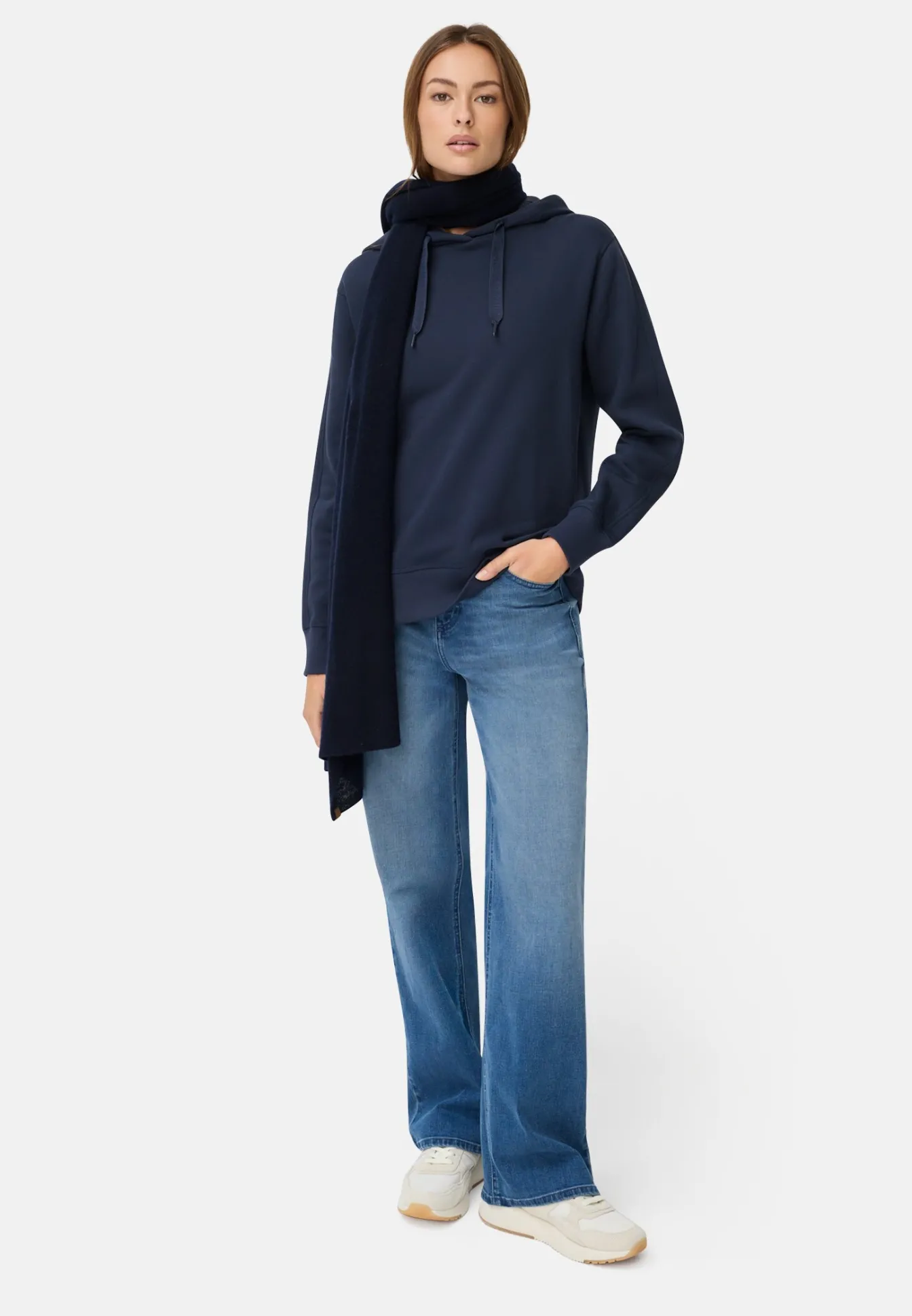 Damen Camel Active Sweatshirts & Hoodies^Hoodie aus reiner Baumwolle