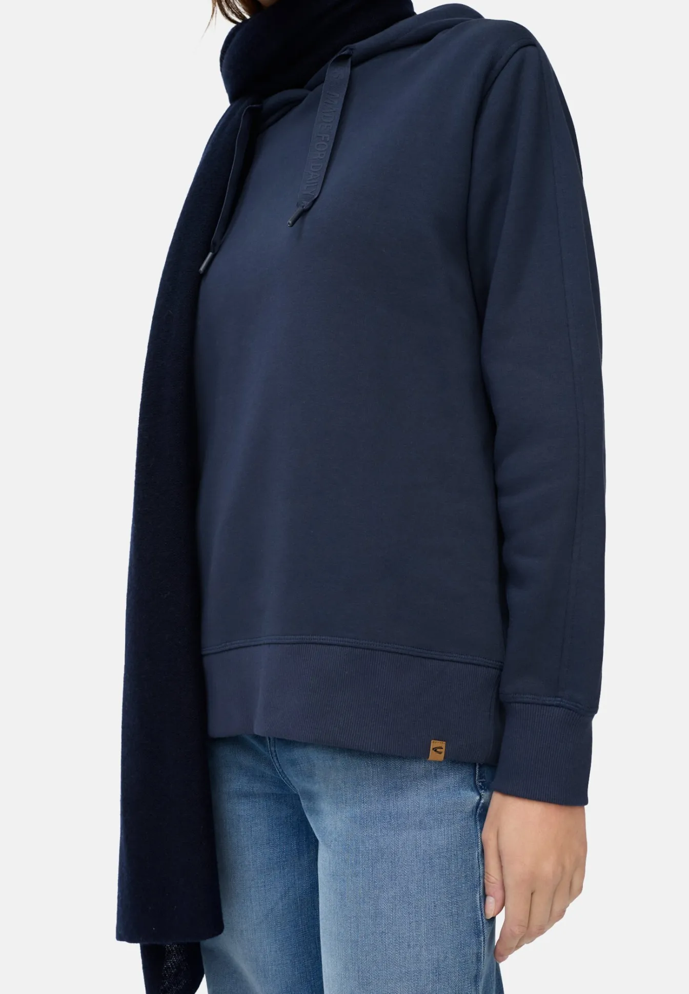 Damen Camel Active Sweatshirts & Hoodies^Hoodie aus reiner Baumwolle