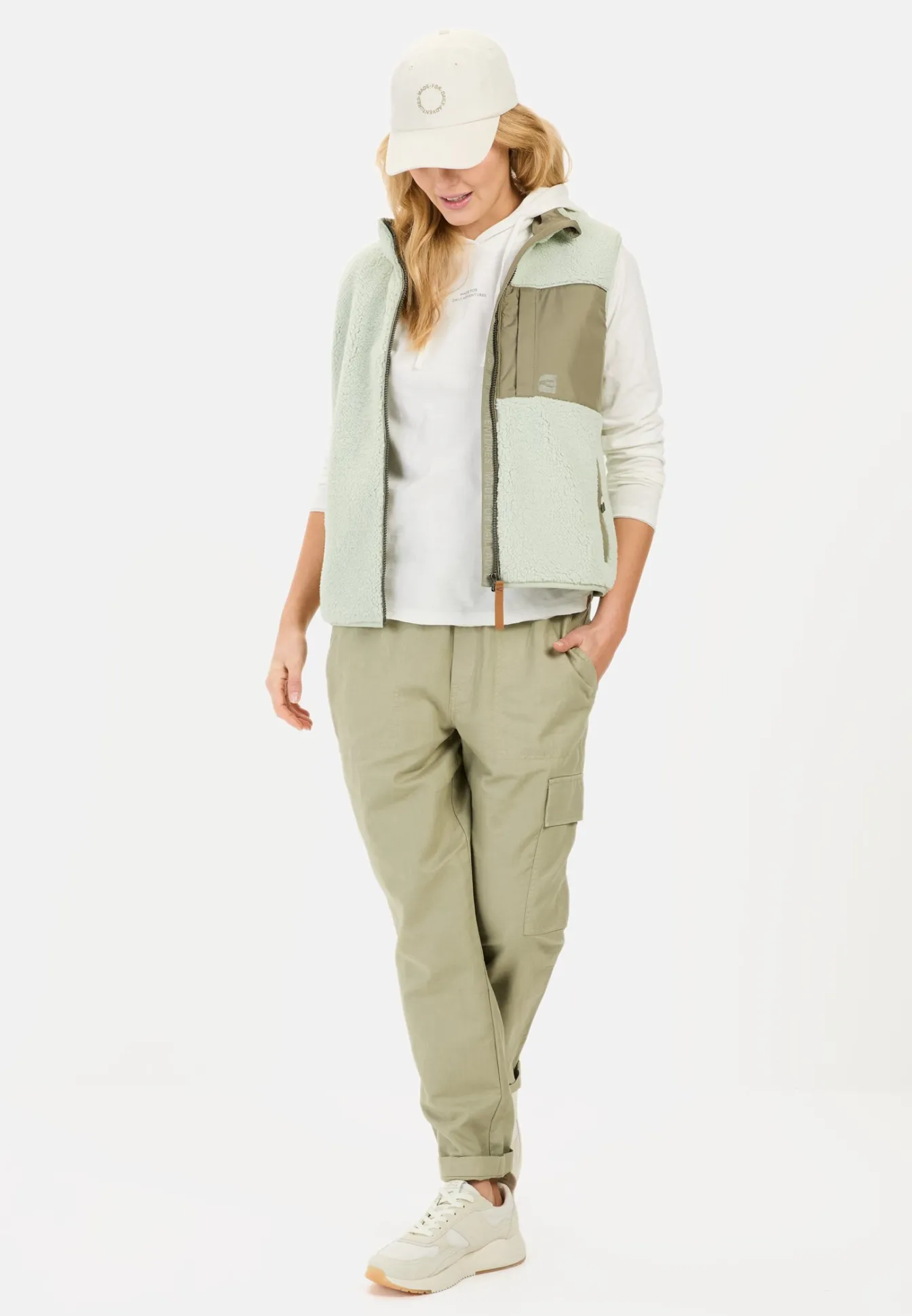 Damen Camel Active Sweatshirts & Hoodies^Hoodie aus reiner Baumwolle