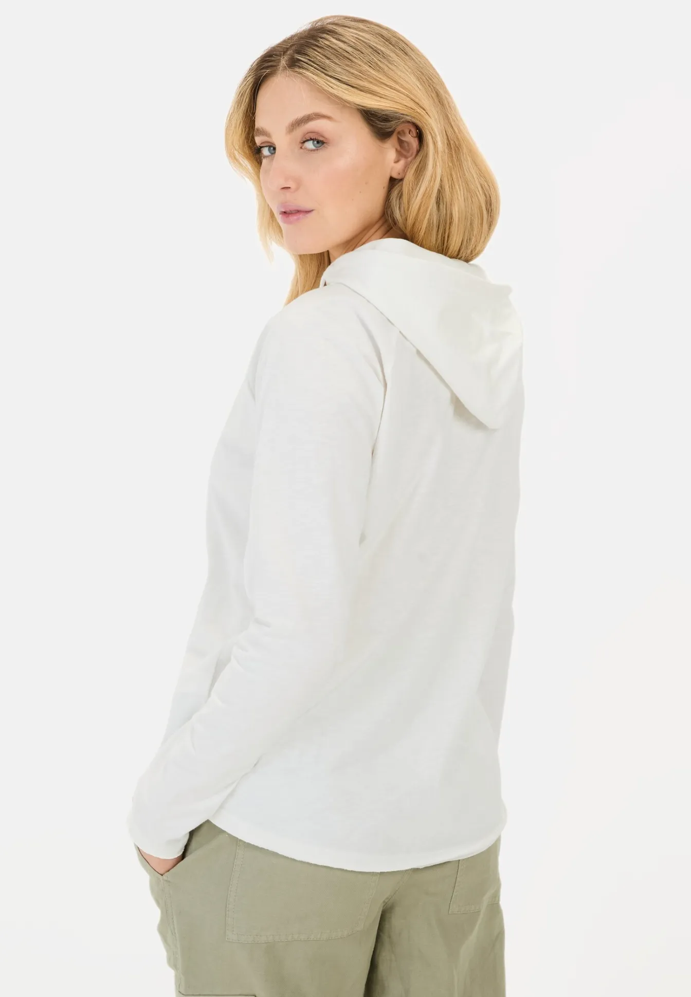 Damen Camel Active Sweatshirts & Hoodies^Hoodie aus reiner Baumwolle
