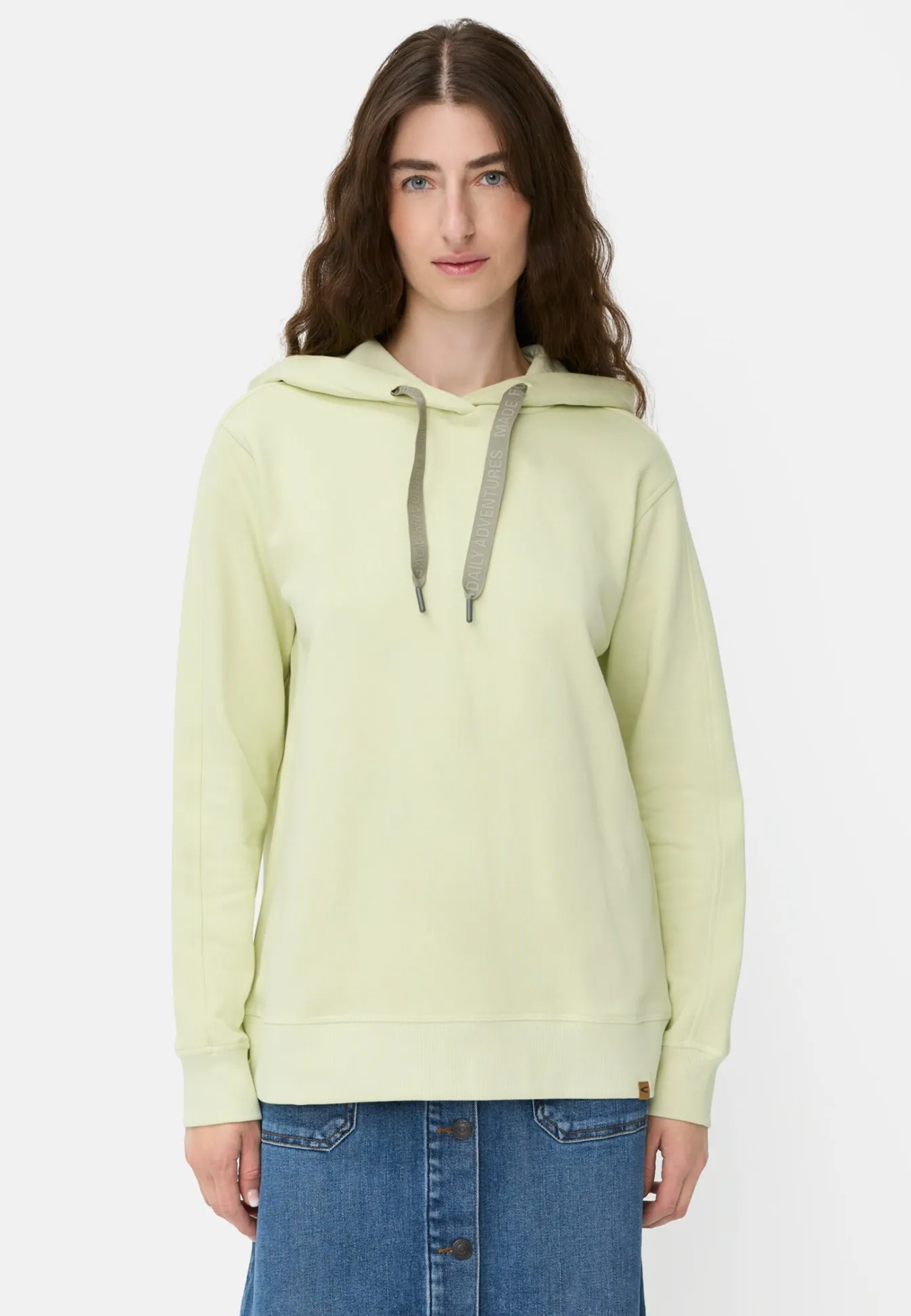 Damen Camel Active Sweatshirts & Hoodies^Hoodie aus reiner Baumwolle