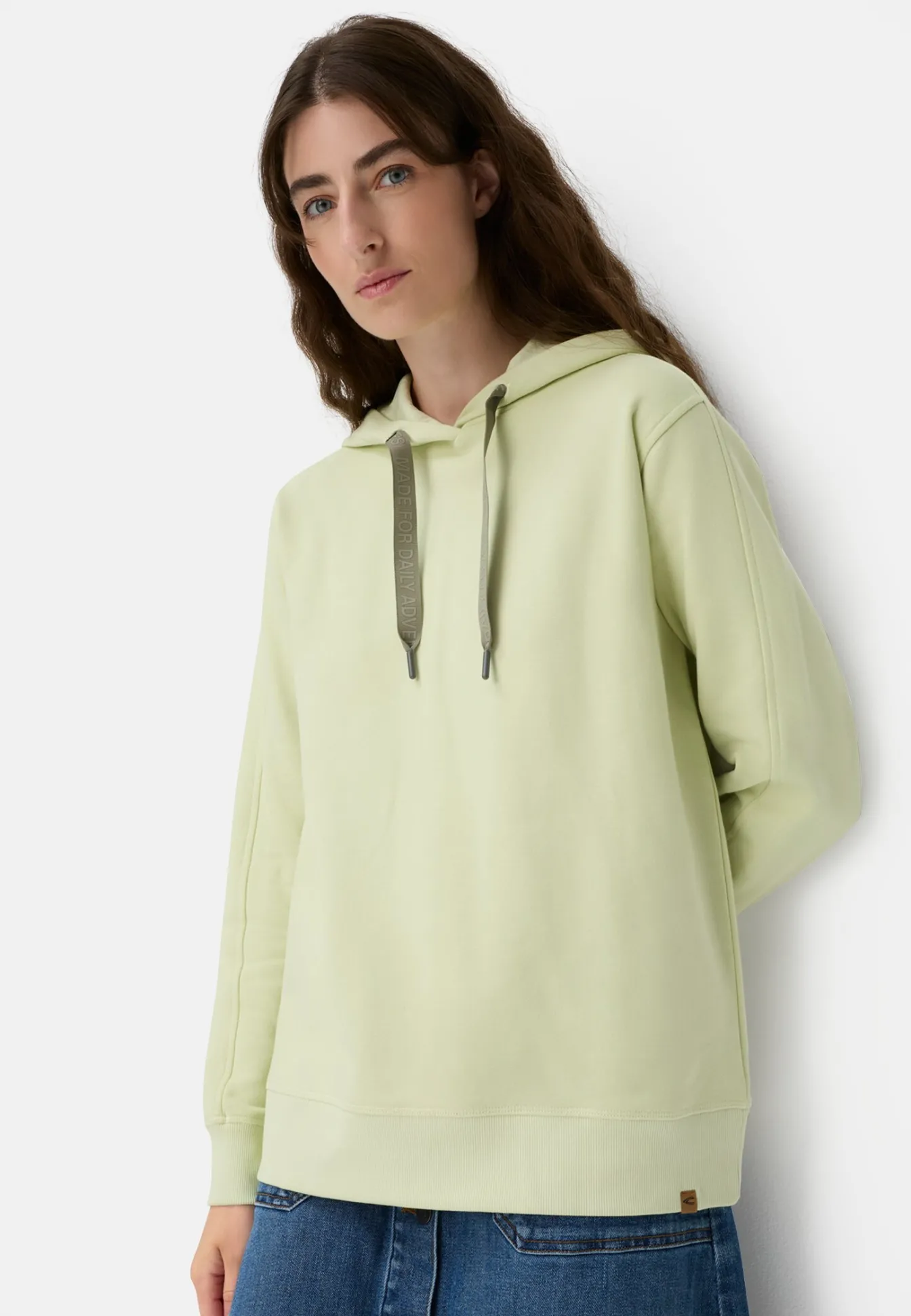 Damen Camel Active Sweatshirts & Hoodies^Hoodie aus reiner Baumwolle