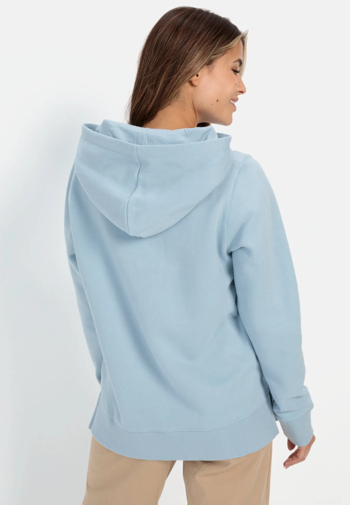 Damen Camel Active Sweatshirts & Hoodies^Hoodie aus reiner Baumwolle