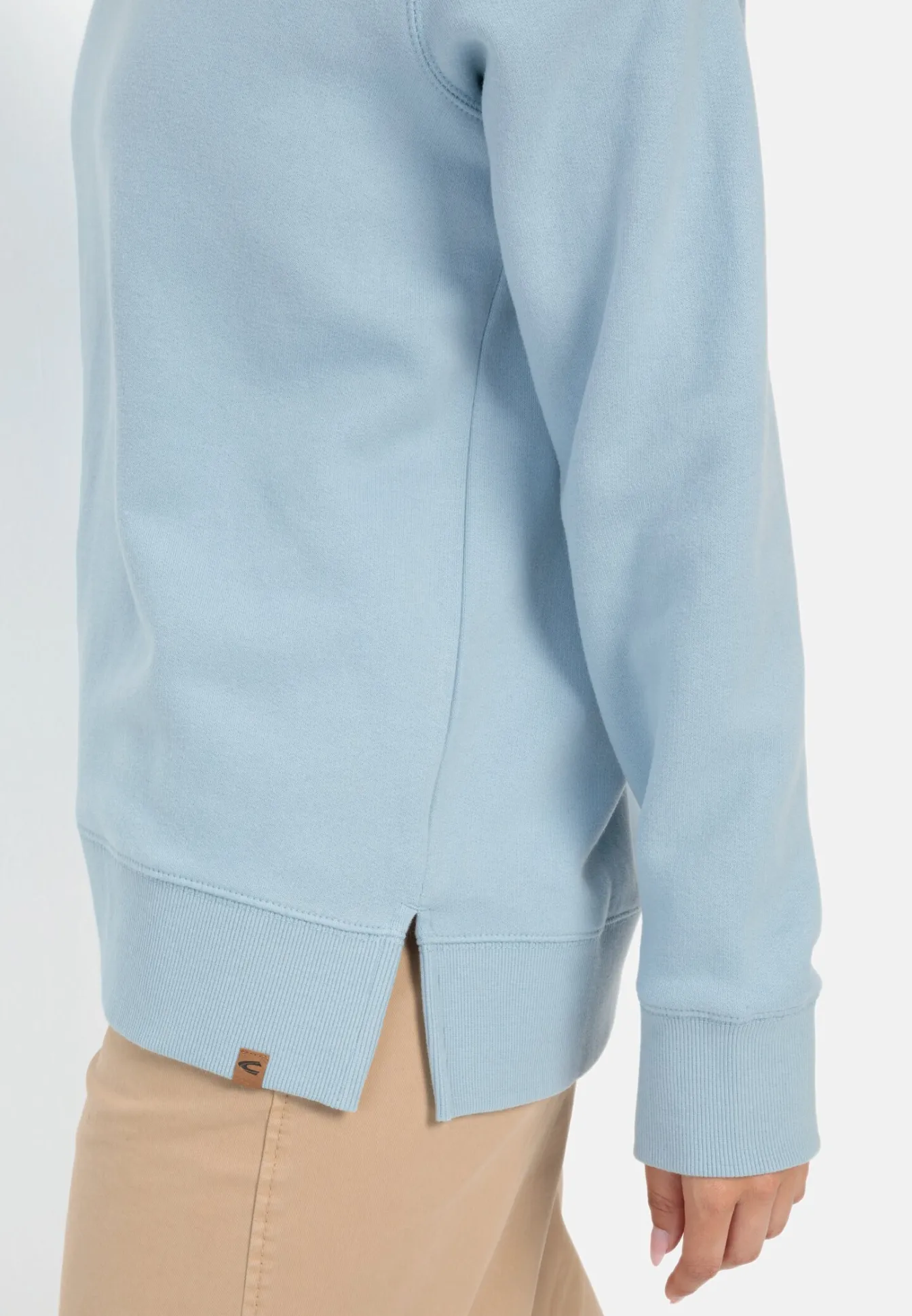 Damen Camel Active Sweatshirts & Hoodies^Hoodie aus reiner Baumwolle