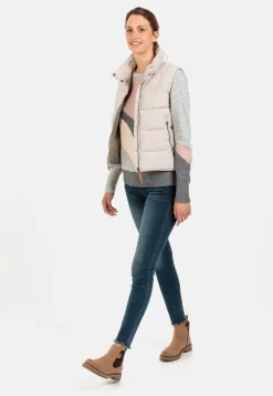 Damen Camel Active Pullover & Cardigans^Intarsien Strickpullover mit Rundhalsausschnitt