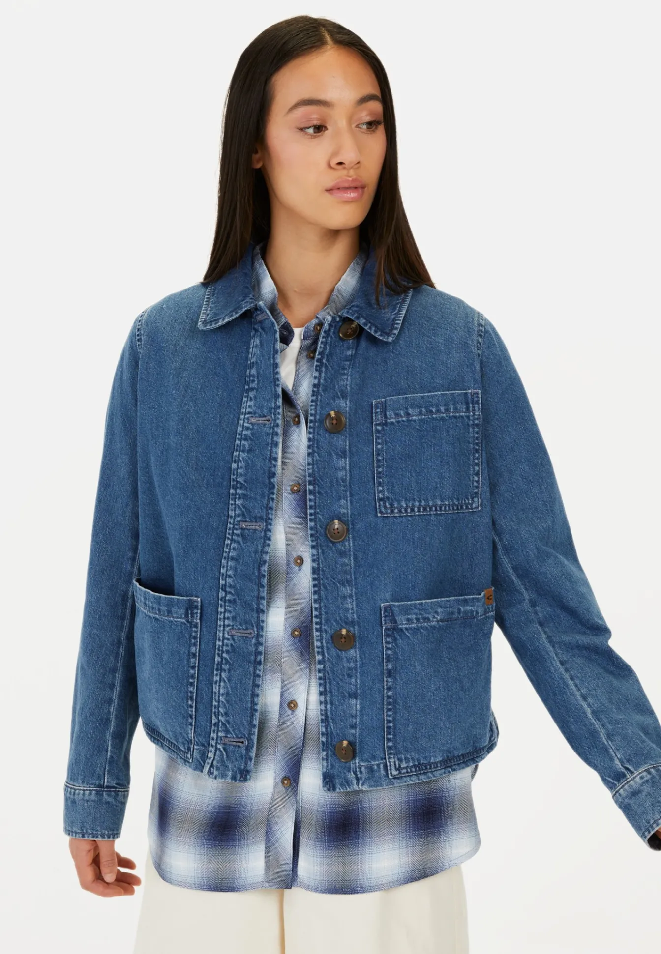 Damen Camel Active Jacken & Westen^Jeansjacke aus Baumwolle
