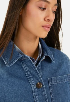 Damen Camel Active Jacken & Westen^Jeansjacke aus Baumwolle