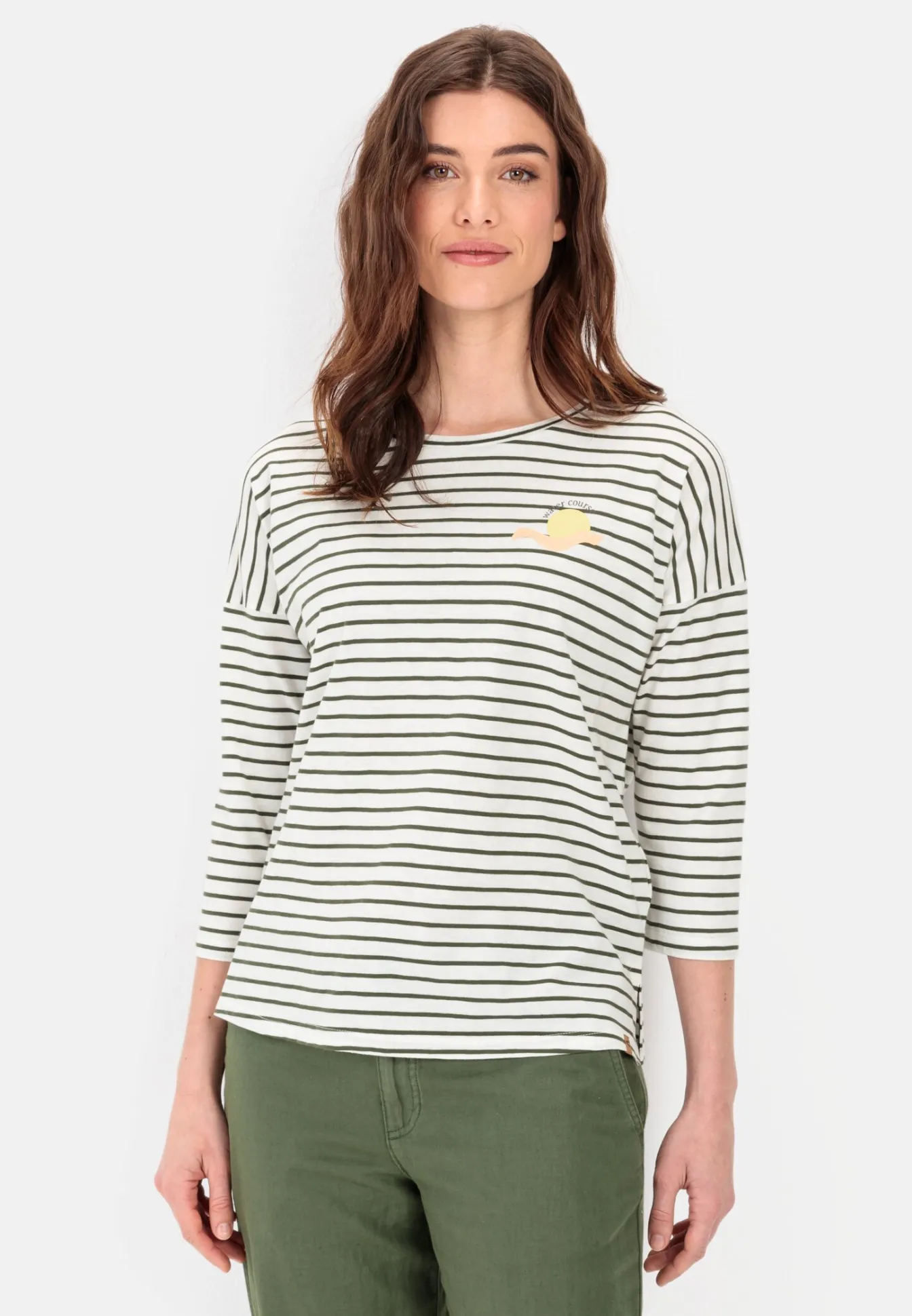 Damen Camel Active T-Shirts & Polos^Jersey T-Shirt aus nachhaltigem organic Cotton