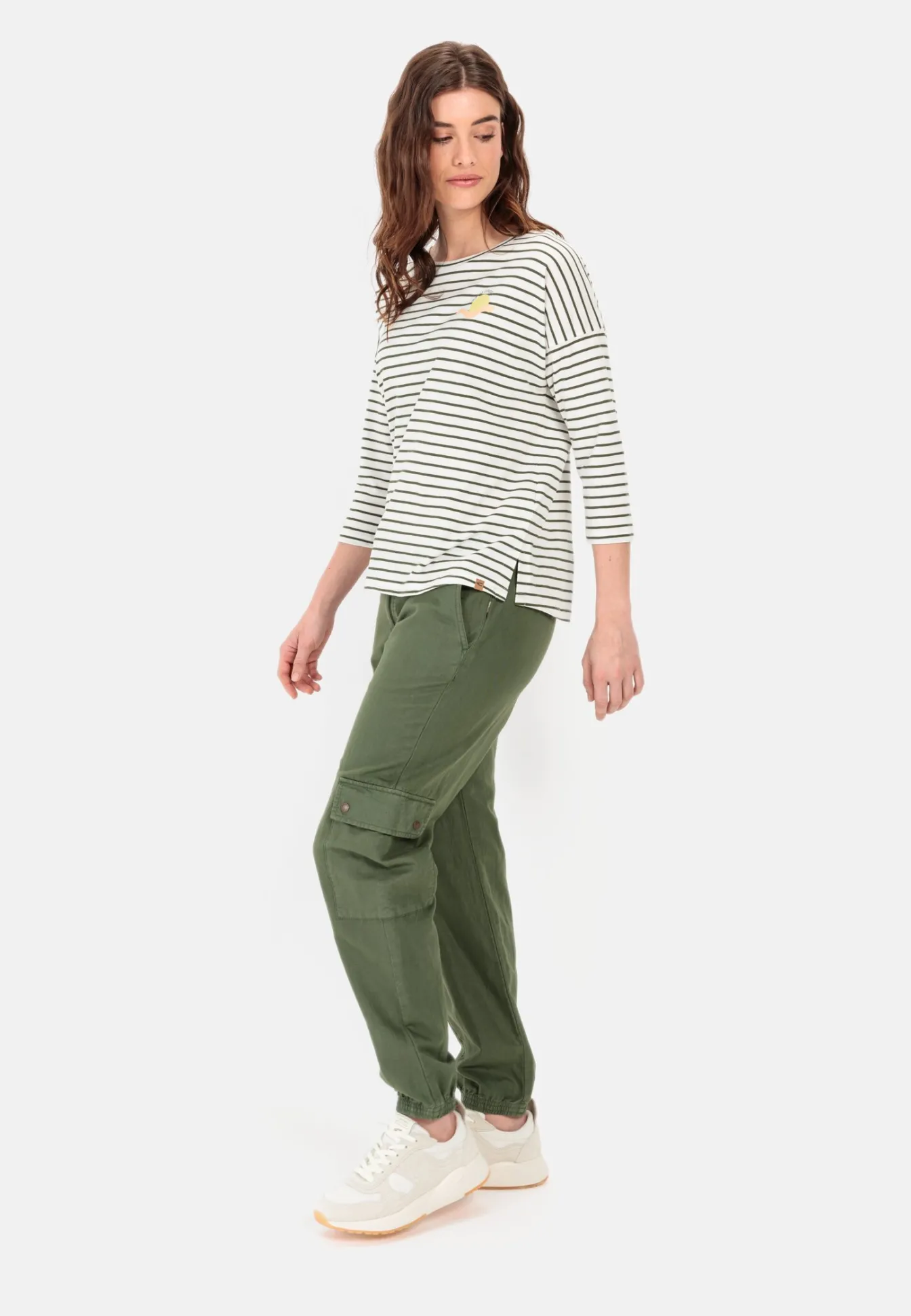 Damen Camel Active T-Shirts & Polos^Jersey T-Shirt aus nachhaltigem organic Cotton