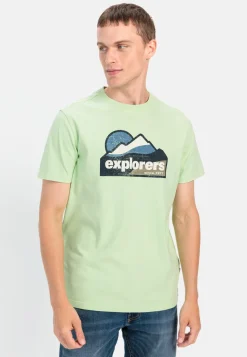 Herren Camel Active T-Shirts & Polos^Jersey T-Shirt aus nachhaltigem Organic Cotton