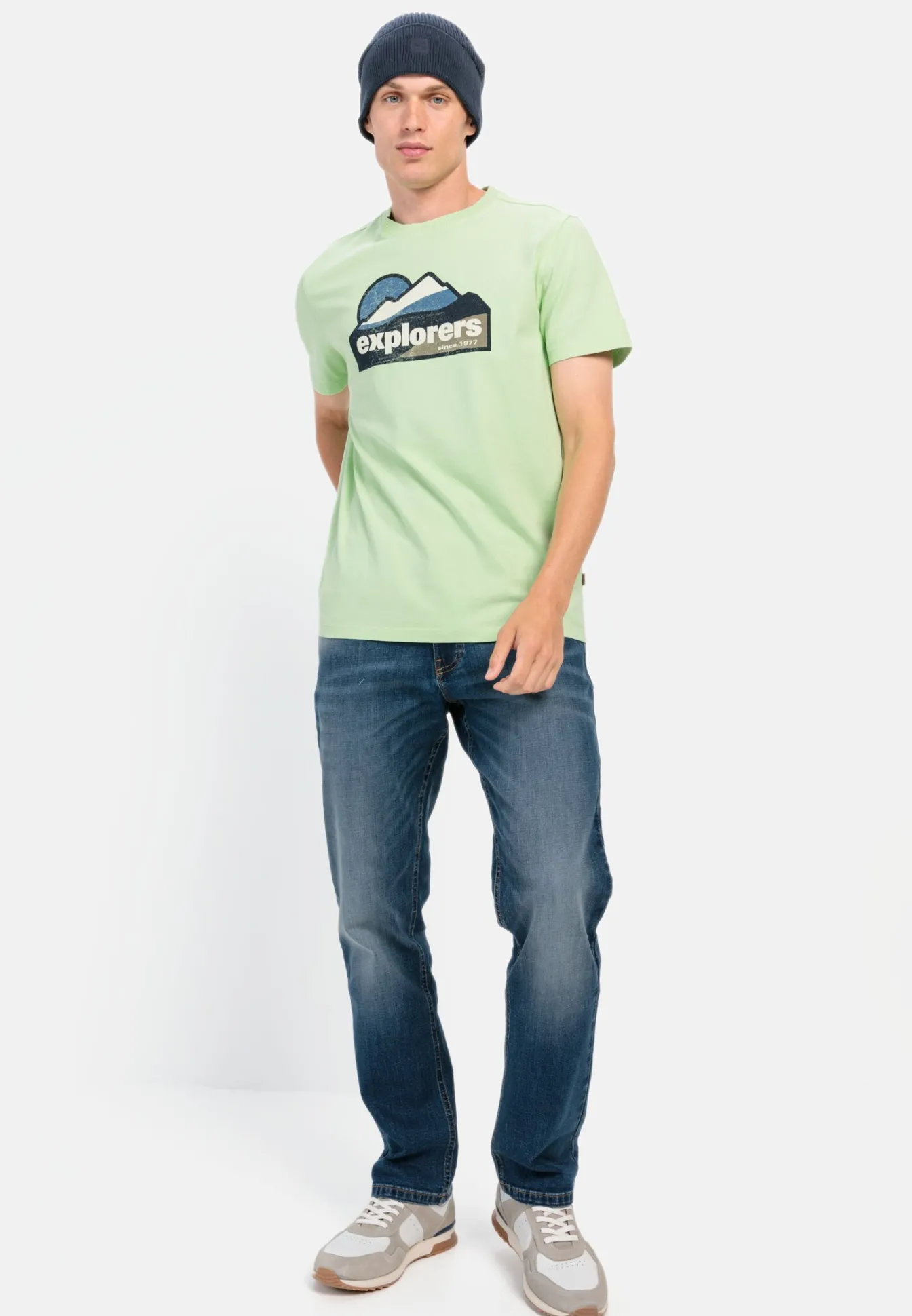 Herren Camel Active T-Shirts & Polos^Jersey T-Shirt aus nachhaltigem Organic Cotton