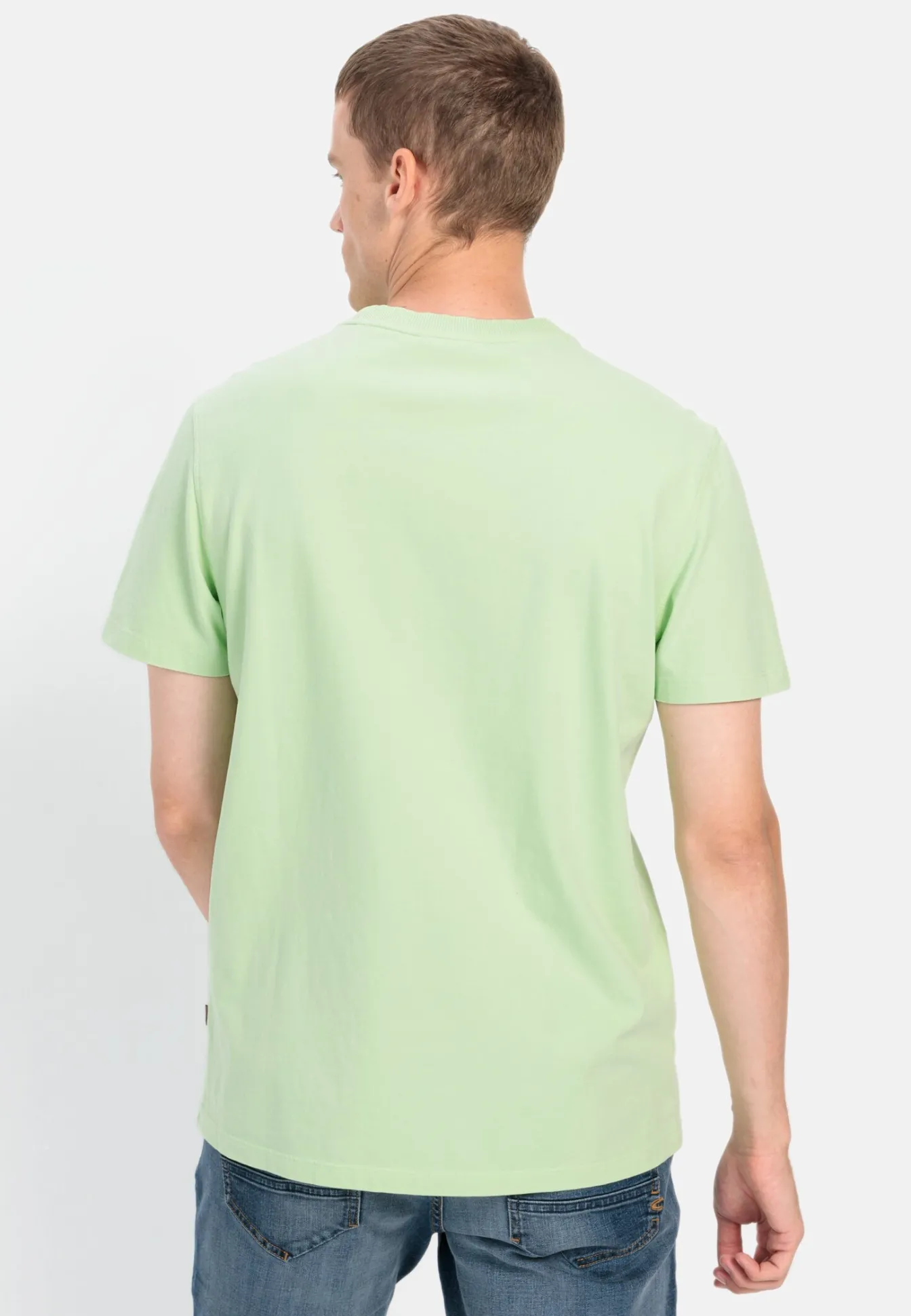 Herren Camel Active T-Shirts & Polos^Jersey T-Shirt aus nachhaltigem Organic Cotton