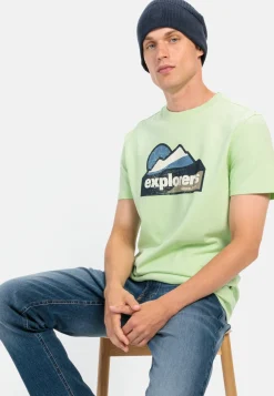 Herren Camel Active T-Shirts & Polos^Jersey T-Shirt aus nachhaltigem Organic Cotton