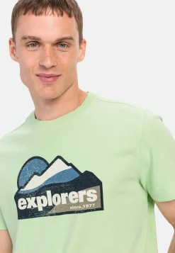 Herren Camel Active T-Shirts & Polos^Jersey T-Shirt aus nachhaltigem Organic Cotton
