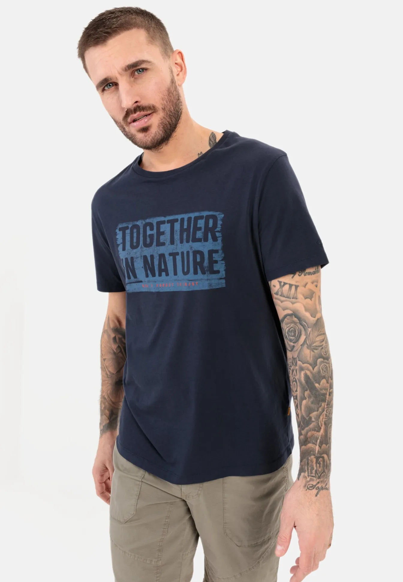 Herren Camel Active T-Shirts & Polos^Jersey T-Shirt aus zertifiziertem Organic Cotton