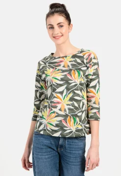 Damen Camel Active T-Shirts & Polos^Jersey T-Shirt mit Allover-Print