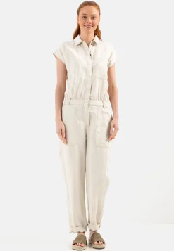 Damen Camel Active Jumpsuits^Jumpsuit aus einem Leinenmix