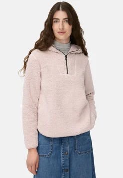 Damen Camel Active Pullover & Cardigans^Kapuzenpullover aus Teddyfleece
