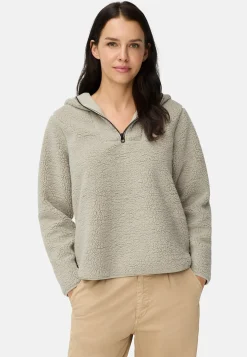 Damen Camel Active Pullover & Cardigans^Kapuzenpullover aus Teddyfleece