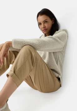 Damen Camel Active Pullover & Cardigans^Kapuzenpullover aus Teddyfleece