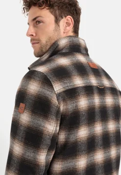 Herren Camel Active Jacken & Westen^Karierter Blouson mit einem Reißverschluss