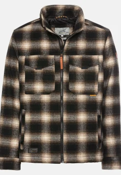 Herren Camel Active Jacken & Westen^Karierter Blouson mit einem Reißverschluss