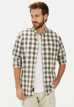 Herren Camel Active Hemden^Kariertes Hemd aus reiner Baumwolle
