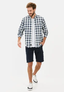 Herren Camel Active Hemden^Kariertes Hemd aus reiner Baumwolle