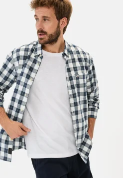 Herren Camel Active Hemden^Kariertes Hemd aus reiner Baumwolle