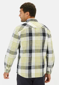 Herren Camel Active Hemden^Kariertes Langarm Hemd aus Baumwolle