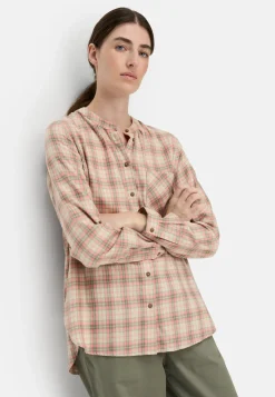 Damen Camel Active Blusen^Karobluse aus Baumwollmix